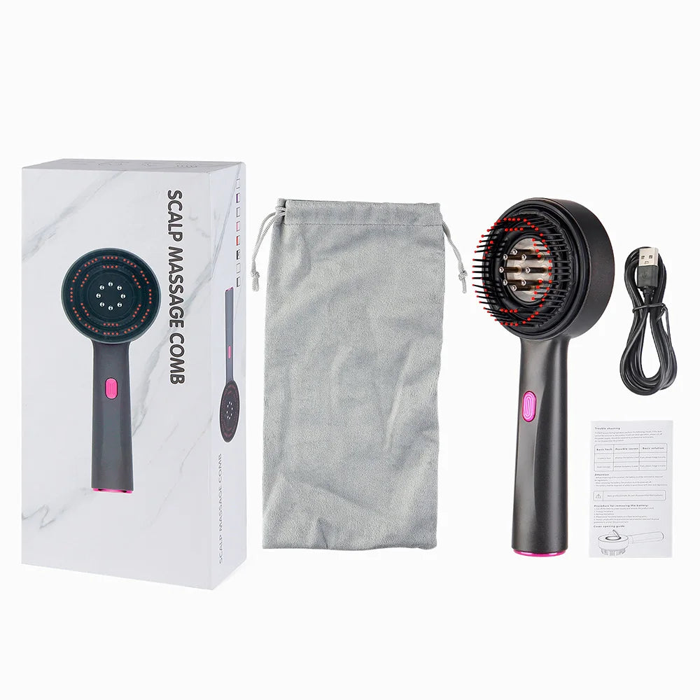 Electric Vibration Massage Comb Red Light Therapy Hair Growth Massage Scalp Brush Anti Hair Loss Liquid Oil Applicator Hair Care black United States S9aeaaf68e431475eb1fa2c118884f766m Red, White and Blue Products Store